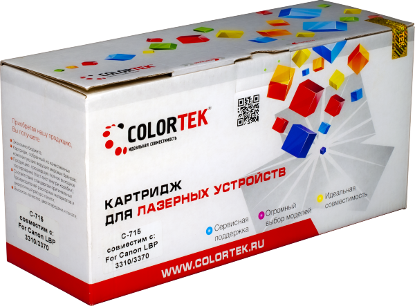 Картридж Colortek CT-C715 черный