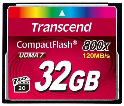 Карта памяти Transcend 32GB Compact Flash 800x