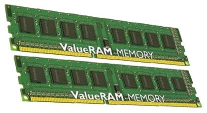 Модуль памяти DDR3 2x4Gb 1600MHz Kingston KVR16N11S8K2/8 RTL PC3-12800 CL11 DIMM 240-pin 1.5В