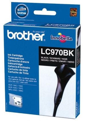 Картридж Brother LC-970BK с чёрными чернилами (350 копий при 5%) для MFC-235C, DCP-135C/150C