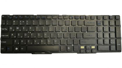 Клавиатура для ноутбука Sony Vaio SVE15/ SVE17 RU, Black