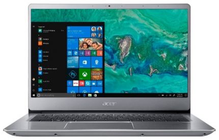 Ультрабук Acer Swift 3 SF314-54G-813E Core i7 8550U/ 8Gb/ SSD512Gb/ nVidia GeForce Mx150 2Gb/ 14"/ IPS/ FHD (1920x1080)/ Windows 10 Home/ silver/ WiFi/ BT/ Cam/ 3220mAh