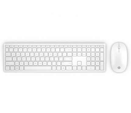Клавиатура + мышь HP 4CF00AA Wireless Keyboard and Mouse 800 White USB