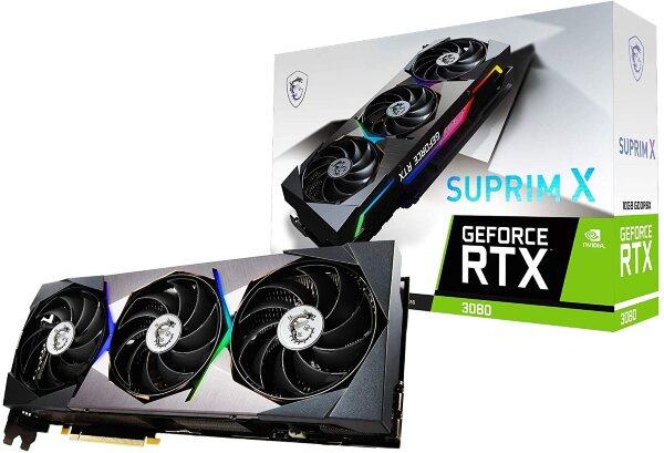 Видеокарта MSI GeForce RTX 3080 SUPRIM X 10G LHR