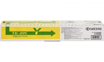 Картридж Kyocera TK-895Y желтый, для FS-C8020MFP/ C8025MFP (6 000 стр)1T02K0ANL0