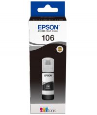 Картридж струйный Epson106BK C13T00R140 черный