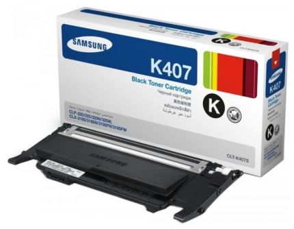 Картридж Samsung CLT-K407S SU132A черный (1500стр.) для Samsung CLP-320/325/CLX-3185
