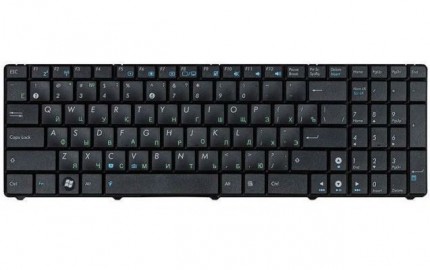 Клавиатура для ноутбука Asus K50/ K50AB/ K50IN/ K50IJ/ K60/ K61/ K62/ K70/ K72/ X5/ F52/ F90 RU, Black