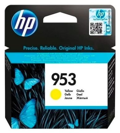 Картридж струйный HP 953 F6U14AE желтый для HP OJP 8710/8715/8720/8730/8210/8725 (700стр.)