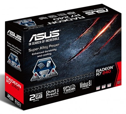 Видеокарта Asus R7240 2GD3 L Radeon R7 240 2048