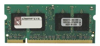 Модуль памяти SO-DIMM DDR2 2Gb 800MHz Non-ECC CL6 (KVR800D2S6/2G)