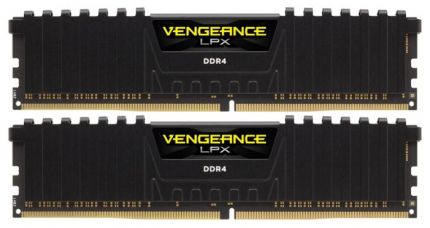 Модуль памяти DDR4 2x8Gb 3200MHz Corsair CMK16GX4M2B3200C16 RTL PC4-25600 CL16 DIMM 288-pin 1.35В