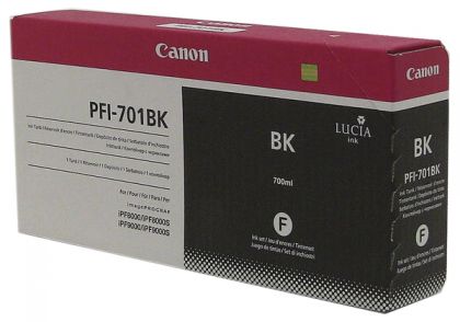 Картридж Canon PFI-701Bk Black для iPF8000/ 8000S/ 9000s