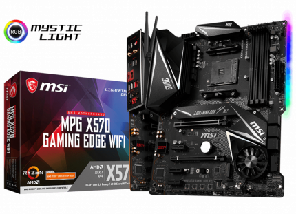Материнская плата MSI MPG X570 GAMING EDGE WIFI, AMD X570, sAM4, ATX