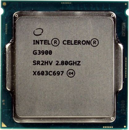 Процессор Intel Celeron G3900 Soc-1151 (CM8066201928610S R2HV) (2.8GHz/Intel HD Graphics 510) OEM