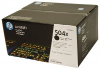 Картридж HP 504X Black Dual Pack для СLJ CM3530/ CP3525 (2х10500 стр)
