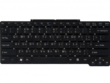 Клавиатура для ноутбука Sony VGN-SR RU, Black