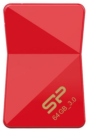 Флешка Silicon Power 64Gb Jewel J08 SP064GBUF3J08V1R USB3.0 красный