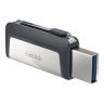 Флешка Sandisk 32Gb Ultra Dual SDDDC2-032G-G46 USB3.0 серый/узор