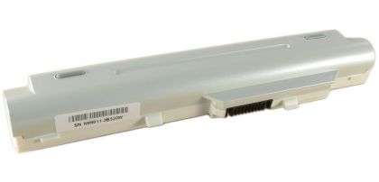 Аккумулятор для ноутбука MSI WIND U90/ U100/ U120/ U210, LG X110, BTY-S11/ BTY-S12, усиленная 4400mAh, белая,11.1В,4800мАч,белый
