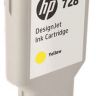 Картридж HP 728 Yellow для DesignJet T730/ T830 300-ml