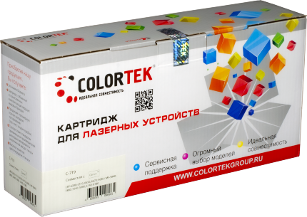 Картридж Colortek CT-719 черный