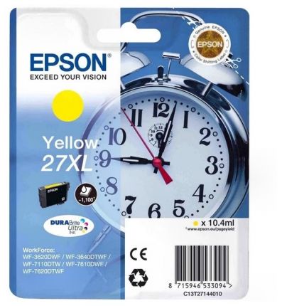 Картридж струйный Epson T2714 C13T27144022 желтый (10.4мл) для Epson WF7110/7610/7620