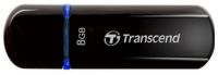 Флешка Transcend 8Gb Jetflash 600 TS8GJF600 USB2.0 черный/голубой