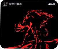 Коврик для мыши Asus Cerberus Mat Mini чёрный/красный