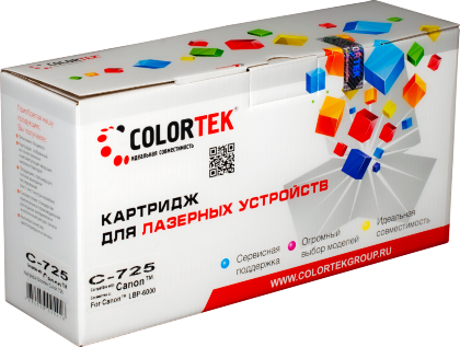 Картридж Colortek CT-725 черный