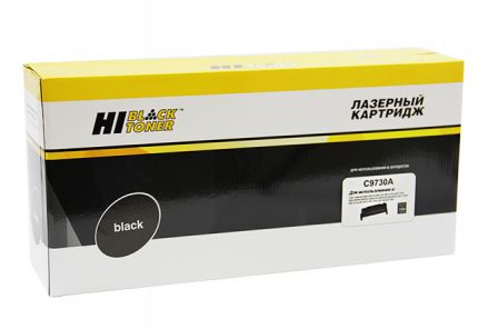 Картридж Hi-Black (HB-C9730A) для HP CLJ 5500/5550, Восстановленный, Bk,11K