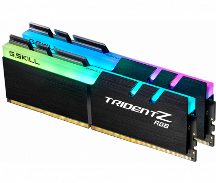 Модуль памяти DDR4 G.SKILL TRIDENT Z RGB 16Gb (2x8Gb) 4133MHz (F4-4133C17D-16GTZR)