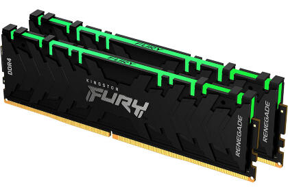 Модуль памяти Kingston 32Gb (2x16Gb) 3200MHz DDR4 FURY Renegade RGB (KF432C16RB1AK2/32)