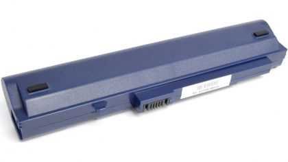Аккумулятор для ноутбука Acer Aspire One A110/ A150/ D250 series 11.1V 5200mAh, усиленная, синяя, 11.1В, 5200мАч, синий
