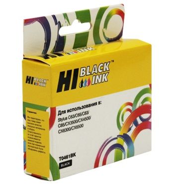 Картридж Hi-Black (HB-T0461) для Epson Stylus C63/C65/CX3500, Bk