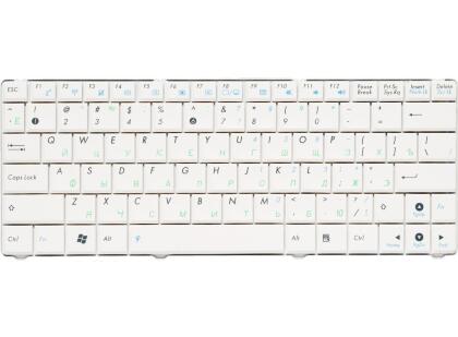 Клавиатура для ноутбука Asus N10/ N10E/ N10J, EEE PC 1101HA RU, White