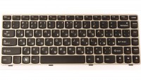 Клавиатура для ноутбука Lenovo Z360, RU, Bronze frame/ Black key