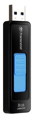 Флешка Transcend 8Gb Jetflash 760 TS8GJF760 USB3.0 черный/голубой