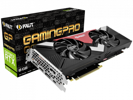 Видеокарта Palit PA RTX2070 Gaming Pro OC 8G GeForce RTX 2070