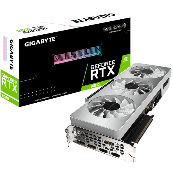 Видеокарта Gigabyte GeForce RTX 3080 VISION OC 10G