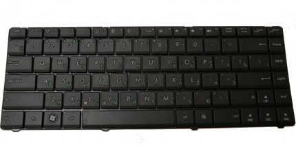 Клавиатура для ноутбука Asus N43/ X43/ X44 Series, Ru, Black