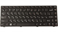 Клавиатура для ноутбука Lenovo Z380, RU, Black frame/ Black key