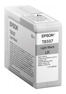 Картридж струйный Epson T8507 C13T850700 серый (80мл) для Epson SureColor SC-P800