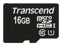 Карта памяти microSDHC 16Gb Class10 Transcend TS16GUSDCU1 w/o adapter