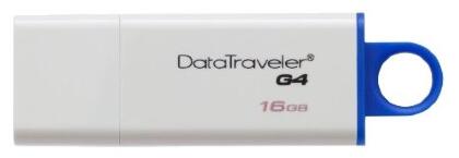Флешка USB3.0 Kingston Data Traveler G4 16Gb белый [DTIG4/16GB]