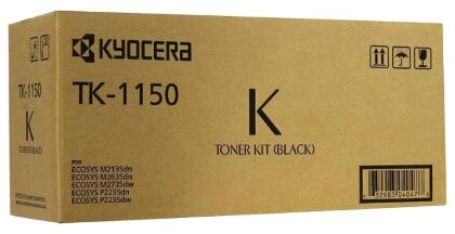 Тонер Картридж Kyocera TK-1150 черный для Kyocera P2235dn/P2235dw/M2135dn/M2635dn/M2635dw/M2735dw (3000стр.)
