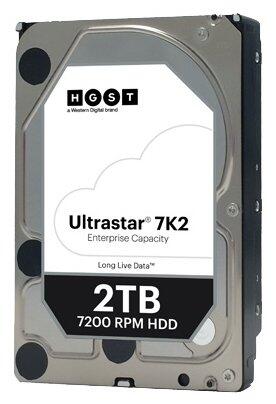 Жесткий диск HGST SATA-III 2Tb 1W10002 HUS722T2TALA604 Ultrastar 7K2 512N (7200rpm) 128Mb 3.5"