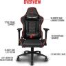 Игровое кресло MSI MAG CH120 X чёрный/красный
