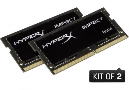 Модуль памяти Kingston 16GB 2400MHz DDR4 CL14 SODIMM (Kit of 2) HyperX Impact