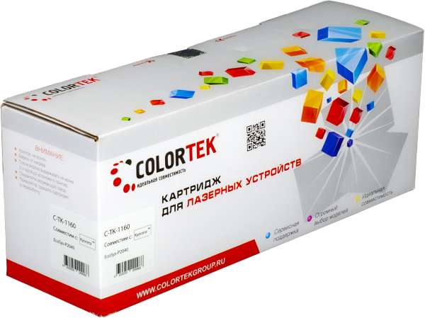 Картридж Colortek CT-TK1160 черный